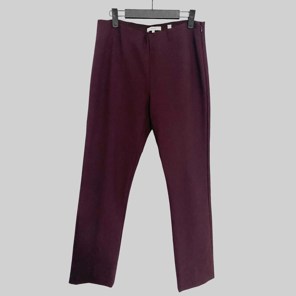 Vince Burgundy Stretch Slim Classic Streetwear Leggins S-L